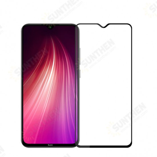 5D Curved 9H Anti-explosion Full Coverage Tempered Glass Screen Protector for Xiaomi Redmi Note 8 2021 Non-original