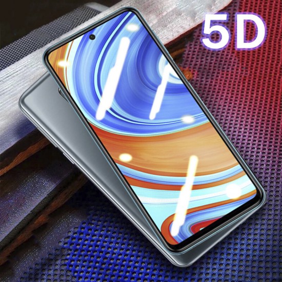 5D Curved Edge 9H Anti-Explosion Full Coverage Tempered Glass Screen Protector for Xiaomi Redmi Note 9S / Redmi Note 9 Pro Non-original