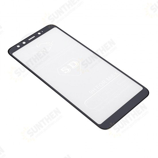 5D Curved Edge Full Cover Tempered Glass Screen Protector For Xiaomi Mi A2 / Xiaomi Mi 6X Non-original