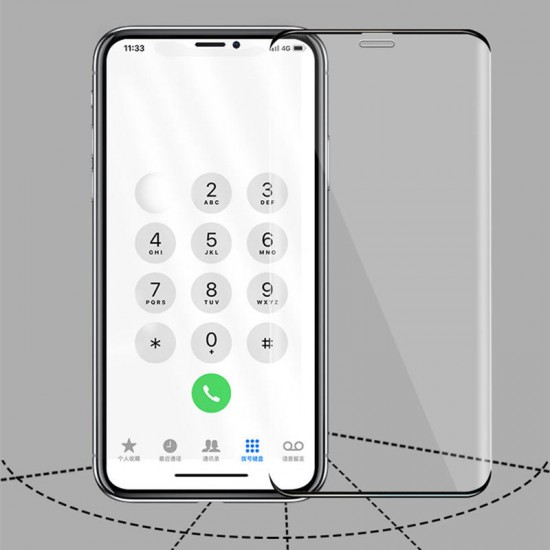 Anti-Explosion Full Coverage Tempered Glass Screen Protector For iPhone X / iPhone XS /iPhone 11 Pro