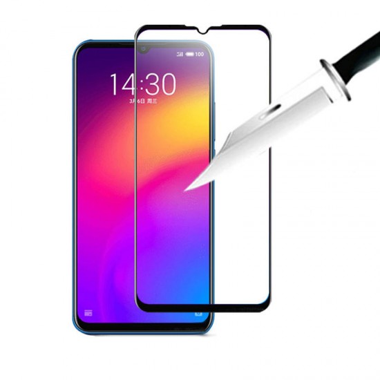 Anti-explosion Full Screen Cover Full Glue Tempered Glass Screen Protector for Meizu Note 9