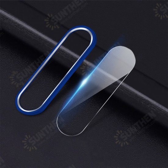 Anti-scratch Aluminum Metal Circle Ring + Soft Rear Phone Camera Lens Protector for Xiaomi Mi A3 / Mi CC9e Non-original