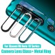 Anti-scratch Metal Circle Ring + Tempered Glass Phone Camera Lens Protector for Xiaomi Mi Note 10 / Xiaomi Mi Note 10 PRO / Xiaomi Mi CC9 Pro Non-original