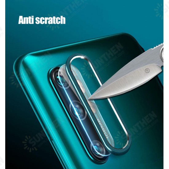 Anti-scratch Metal Circle Ring + Tempered Glass Phone Camera Lens Protector for Xiaomi Mi Note 10 / Xiaomi Mi Note 10 PRO / Xiaomi Mi CC9 Pro Non-original