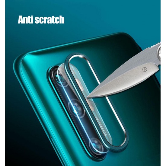 Anti-scratch Metal Circle Ring + Tempered Glass Phone Camera Lens Protector for Xiaomi Mi Note 10 / Xiaomi Mi Note 10 PRO / Xiaomi Mi CC9 Pro Non-original