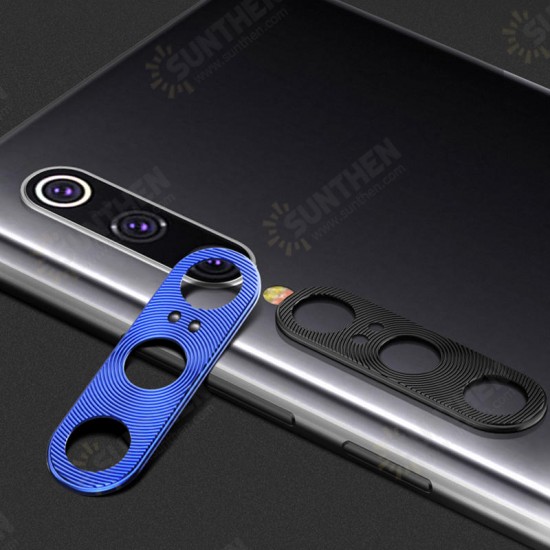 Anti-scratch Metal Circle Ring Phone Camera Lens Protector for Xiaomi Mi9 Mi 9 / Xiaomi Mi9 Mi 9 Transparent Edition