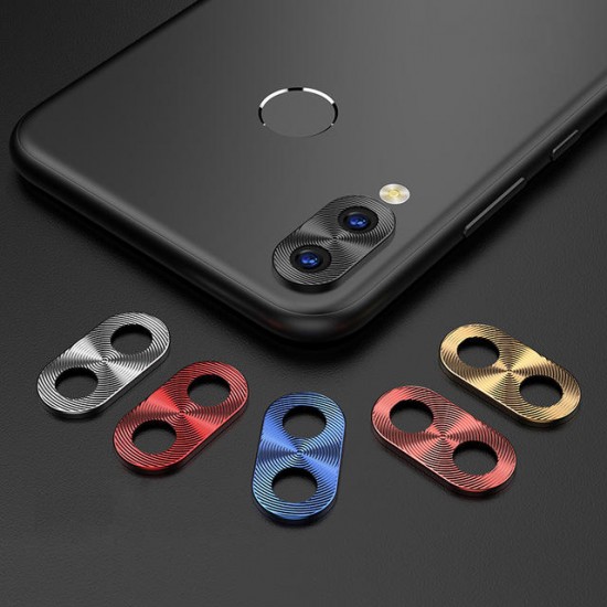 Anti-scratch Metal Circle Ring Phone Camera Lens Protector for Xiaomi Redmi Note 7 / Redmi Note 7 Pro