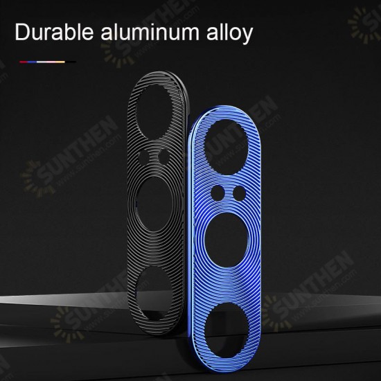 Anti-scratch Metal Circle Ring Phone Camera Lens Protector for Xiaomi Redmi Note 8 Pro Non-original