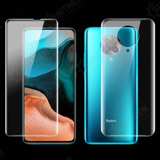 HD Front+Back Full Coverage Hydrogel Film Automatic-Repair Anti-Scratch Soft Screen Protector for Xiaomi POCO F2 Pro / Xiaomi Redmi K30 Pro Non-original