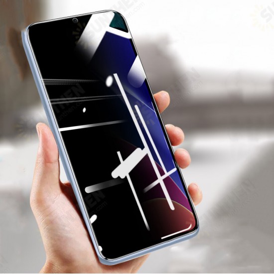 For POCO F3 Global Version Front Film 9H Anti-Explosion Anti-Peeping Full Coverage Tempered Glass Screen Protector Non-Original