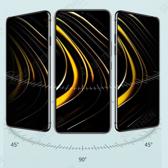 For POCO M3 / Redmi 9T Film 9H Anti-Explosion Anti-Peeping Full Coverage Tempered Glass Screen Protector