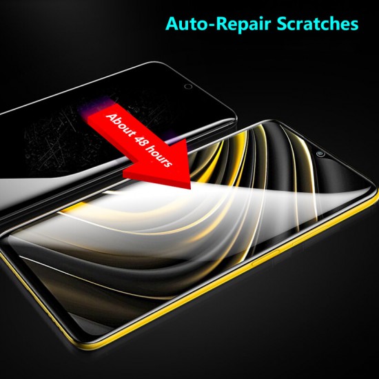 For POCO M3 Film HD Automatic-Repair Anti-Scratch Full Coverage Front / Back Soft Hydrogel Film Screen Protector