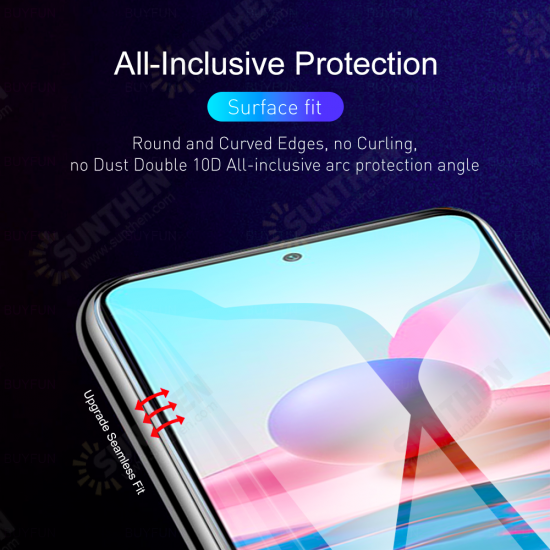 For POCO M3 Pro 5G NFC Global Version/ Xiaomi Redmi Note 10 5G Film HD Automatic-Repair Anti-Scratch Full Coverage Soft Hydrogel Film Screen Protector