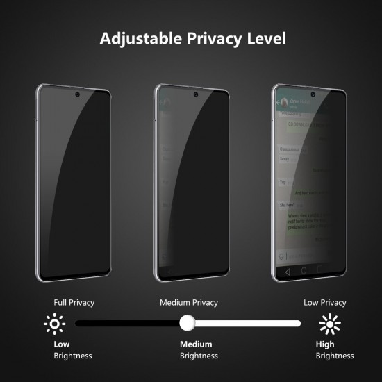 For POCO X3 Pro / POCO X3 NFC Front Film 2-IN-1 9H Anti-Peeping Anti-Explosion Tempered Glass Screen Protector