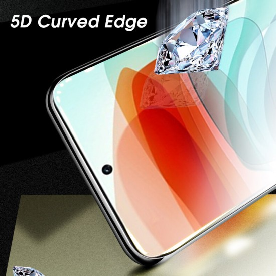 For Xiaomi Redmi Note 10 Pro/ Redmi Note 10 Pro Max Screen Protector 5D Curved Edge Full Coverage Anti-Explosion Tempered Glass Front Film Non-Original