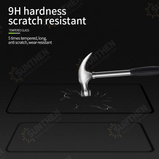 Accessories Set 9H Anti-Explosion Full Glue Full Coverage Tempered Glass Screen Protector + 2Pcs HD Clear Ultra-Thin Phone Lens Protector