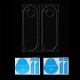 2 Pcs Anti-scratch HD Clear Lens Tempered Glass Screen Protector for Nokia X6 / 6.1 Plus