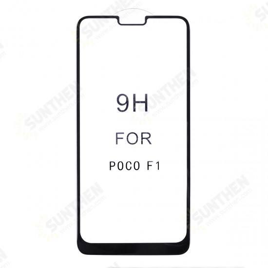 5D Curved Anti-explosion Full Cover Tempered Glass Screen Protector for Xiaomi Pocophone F1 Non-original