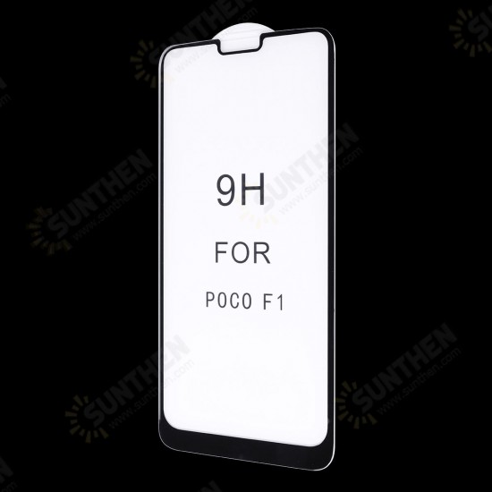 5D Curved Anti-explosion Full Cover Tempered Glass Screen Protector for Xiaomi Pocophone F1 Non-original