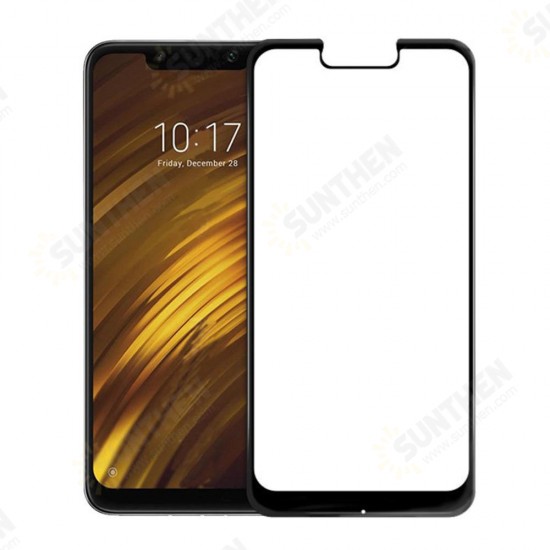 5D Curved Anti-explosion Full Cover Tempered Glass Screen Protector for Xiaomi Pocophone F1 Non-original