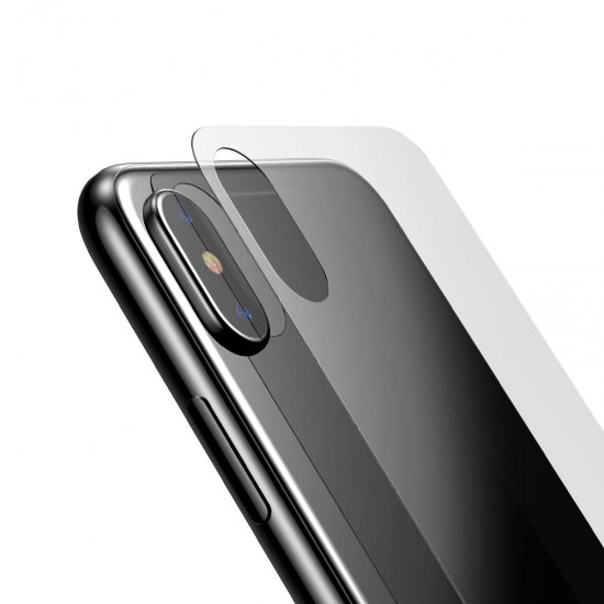 0.3mm 9H Arc Edge Back Tempered Glass Film for iPhone X