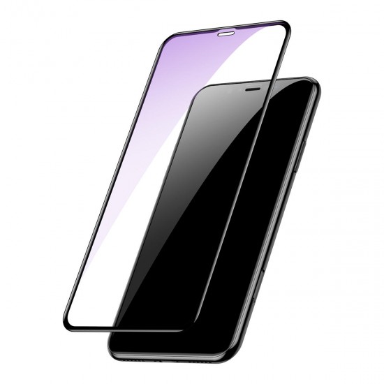 0.3mm Full Glass Clear/Anti Blue Ray Light Scratch Resistant Tempered Glass Screen Protector For iPhone XS Max/iPhone 11 Pro Max