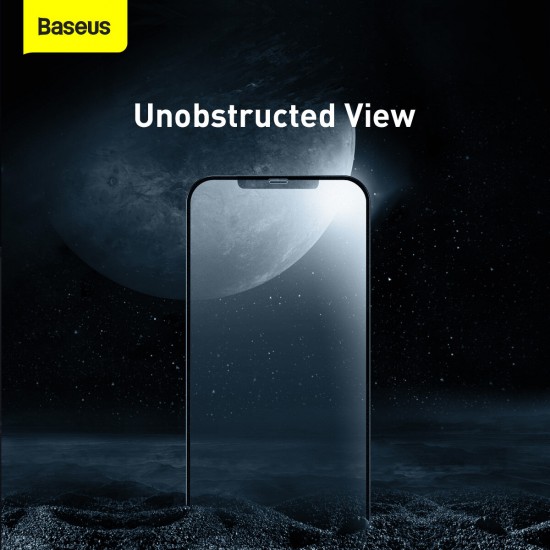 2PCS for iPhone 12 Pro / 12 Mini / 12 / 12 Pro Max Front Film Matte Anti-Scratch Non-Fingerprint Full-Curved Edge Full Coverage Tempered Glass Screen Protector