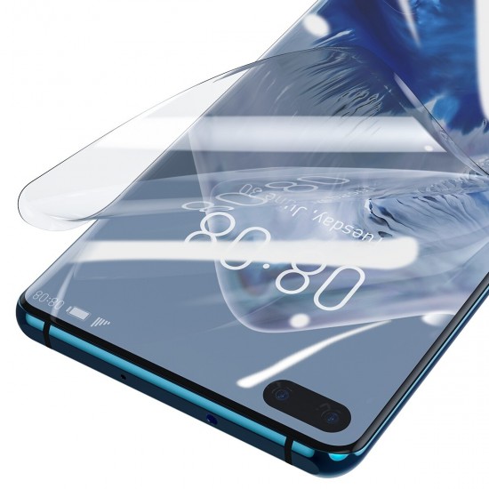 2Pcs HD 0.15mm Ultra-thin Full Coverage Hydrogel Film Automatic-Repair Anti-Scratch Soft Screen Protector for Huawei P40 Pro Plus / Huawei P40 Pro / Huawei P40