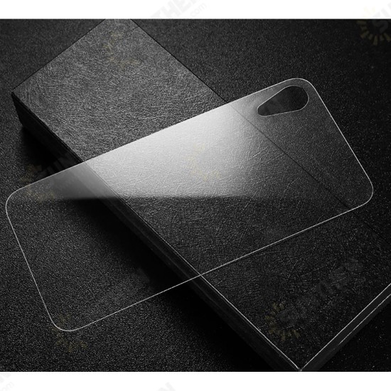 Clear Back Glass Protector For iPhone XR 0.3mm Scratch Resistant Anti Fingerprint All Glass