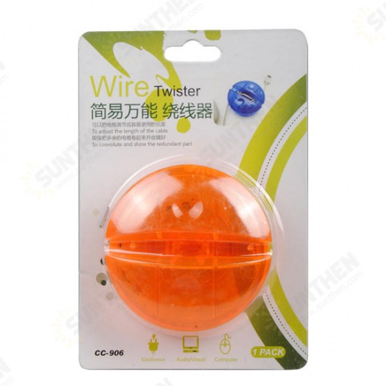 Circular Wire Twister Bobbin Winder Cable Holder For Cable Random