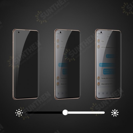 9H 6D Anti-explosion Anti-peeping Hot Blending Full Coverage Tempered Glass Screen Protector for Xiaomi Mi 10 / Xiaomi Mi 10 Pro Non-original