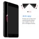 Anti Spy 3D Arc Edge 0.26mm 9H Carbon Fiber Tempered Glass Screen Protector for iPhone 6 6s