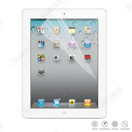 HD LCD Clear Transparent Screen Guard Protector For iPad 2 3 4