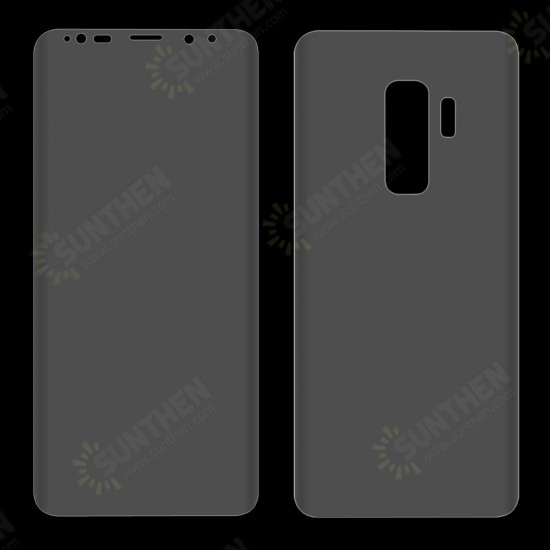 3D Curved Edge Hot Bending Front & Back PET Screen Protector For Samsung Galaxy S9 Plus