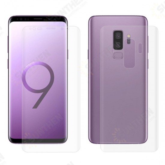 3D Curved Edge Hot Bending Front & Back PET Screen Protector For Samsung Galaxy S9 Plus