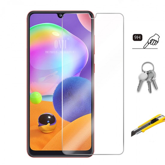 9H Full Glue Anti-Explosion Ultra-Thin 2.5 Arc Edge Tempered Glass Screen Protector for Samsung Galaxy A31