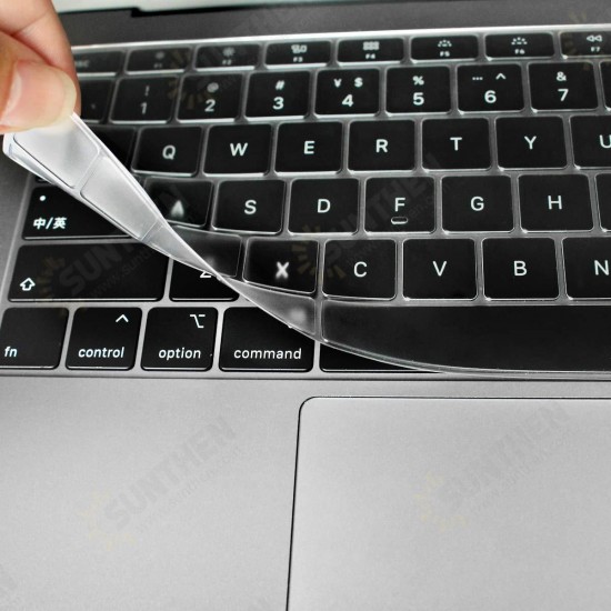 Clear Dustproof Keyboard Cover For Macbook Air 13.3 Inch 2018 (A1932)