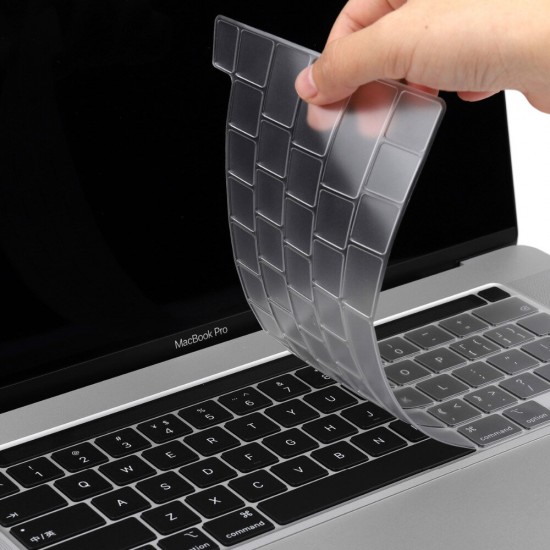 Waterproof Dustproof TPU Macbook Keyboard Protective Film for MacBook Pro 16 2019 (A2141) / MacBook Pro 13.3 2020 (A2289/A2251) EU Version