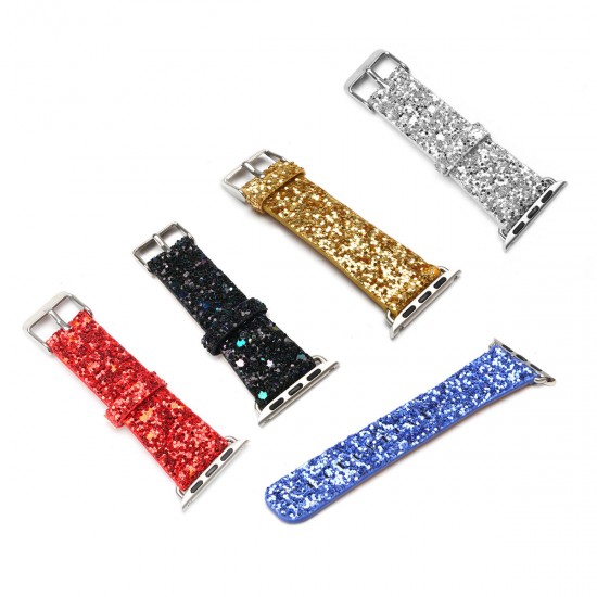 Glitter Watch Band Replacement For Apple Watch Series 1 38mm/42mm