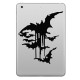 Bats Decorative Decal Removable Bubble Self-adhesive Sticker For iPad Mini 1 2 3 7.9 Inch