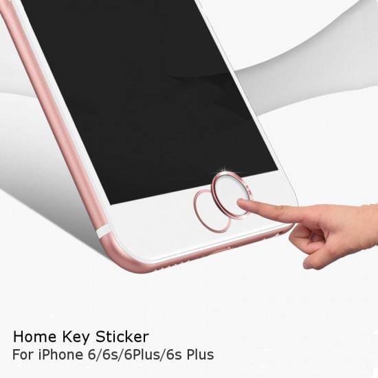 Home Key Button Sticker For iPhone 6 6s 6Plus 6sPlus Support Touch Fingerprint Recognition