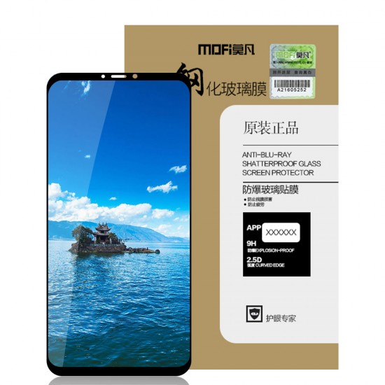 2.5D Curved Edge AGC Tempered Glass Screen Protector For Samsung Galaxy A9 2018 Full Screen Film