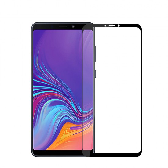 2.5D Curved Edge AGC Tempered Glass Screen Protector For Samsung Galaxy A9 2018 Full Screen Film