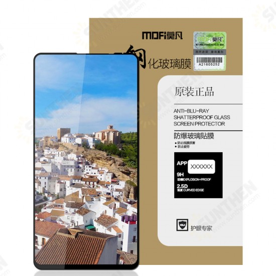 Anit-explosion HD Clear Full Cover Tempered Glass Screen Protector for Xiaomi Mi MIX 3 Non-original