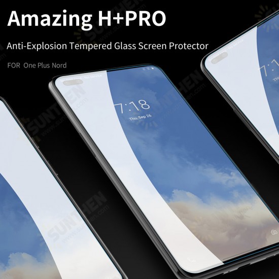 Amazing H+PRO 9H Anti-Explosion Anti-Scratch Full Coverage Tempered Glass Screen Protector for OnePlus Nord