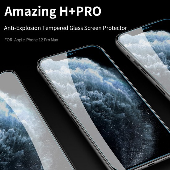 Amazing H+PRO 9H Anti-Explosion Anti-Scratch Full Coverage Tempered Glass Screen Protector for iPhone 12 Pro Max