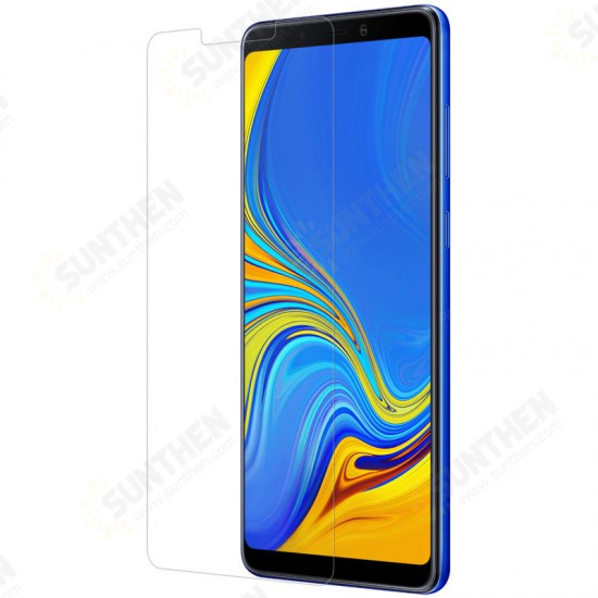 Explosionproof Tempered Glass Screen With Rear Camera Lens Protector For Samsung Galaxy A9 2018 2.5 Curved Edge Film