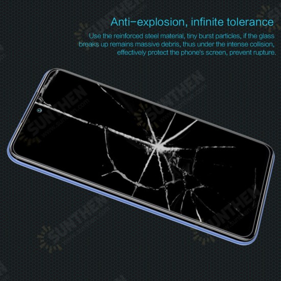 For POCO M3 Pro 5G NFC Global Version/ Xiaomi Redmi Note 10 5G Front Film Amazing H Nano Anti-Burst Anti-Explosion Tempered Glass Screen Protector Non-Original