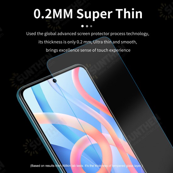 For POCO M4 Pro 5G Front Film Amazing H Nano Anti-Burst Anti-Explosion Tempered Glass Screen Protector Non-Original