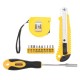 13Pcs DIY Household Hand Tool Kit Maintenance Repair Kits Tape Measure Screwdriver Cutter Tool